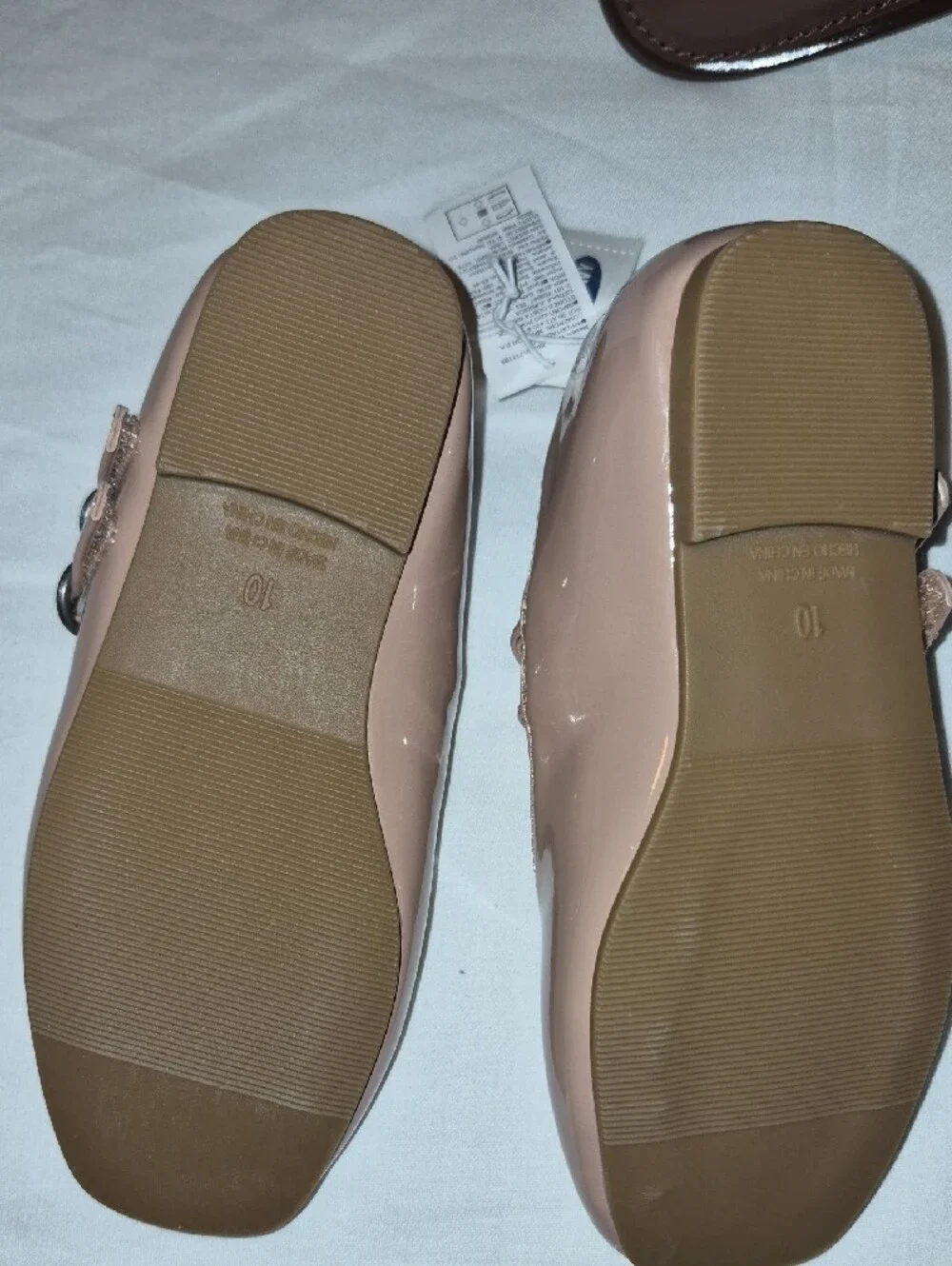 Old Navy Girls' Double-Strap Mary Janes in Blush Pink